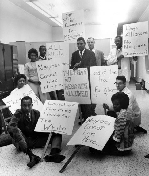NAACP, Demonstrations, Housing Discrimination, Detroit, 1962.