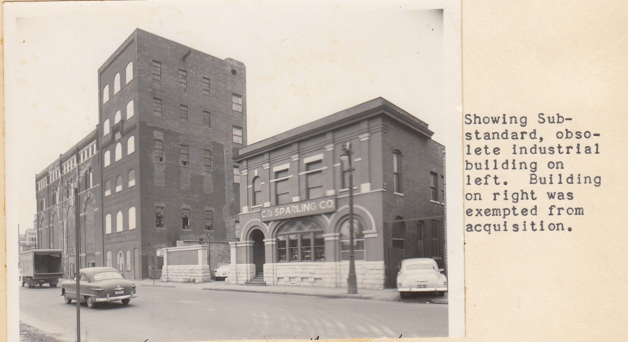 Image of Industrial Buildings from Urban Renewal Report